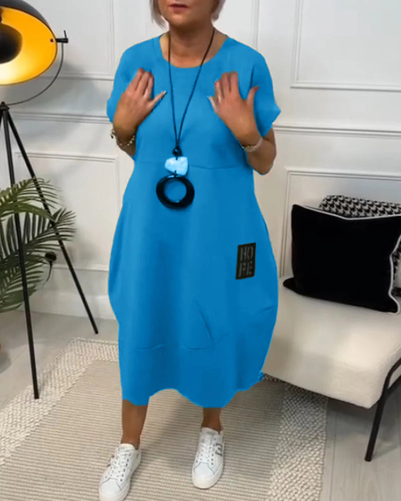 Klassish™ | Eenvoudige Vrijetijdskaft met Korte Mouwen