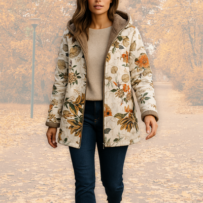 Camellia Damesjas Winter - Stijlvolle Warmte met Fleecevoering