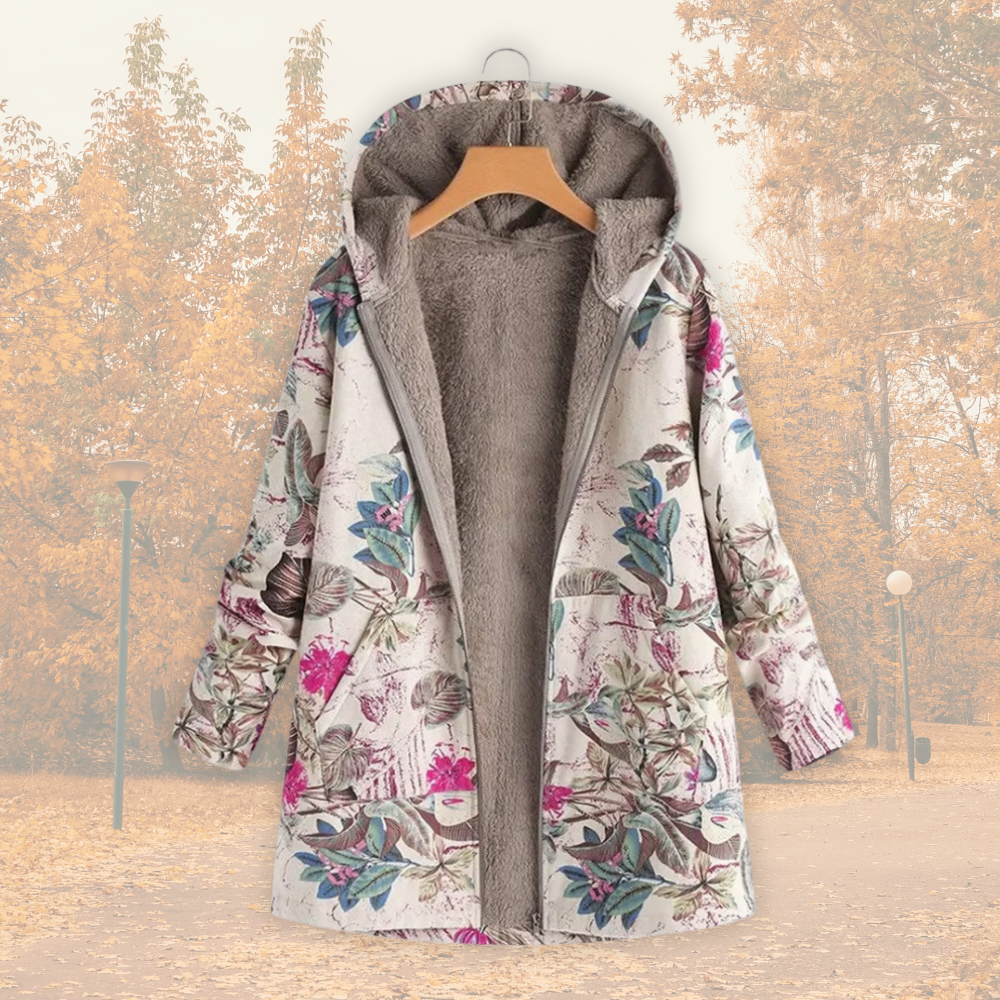 Camellia Damesjas Winter - Stijlvolle Warmte met Fleecevoering