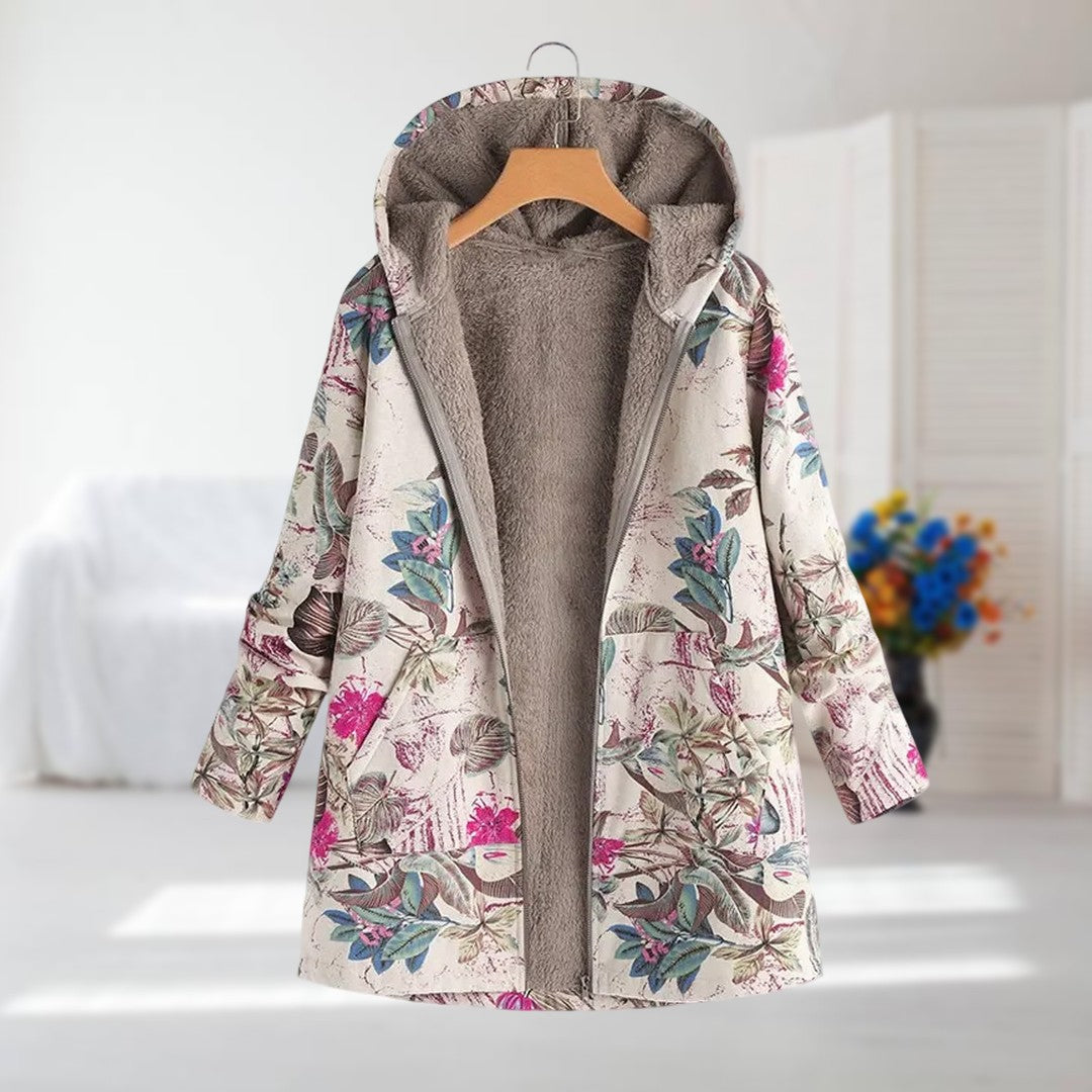Camellia Damesjas Winter - Stijlvolle Warmte met Fleecevoering