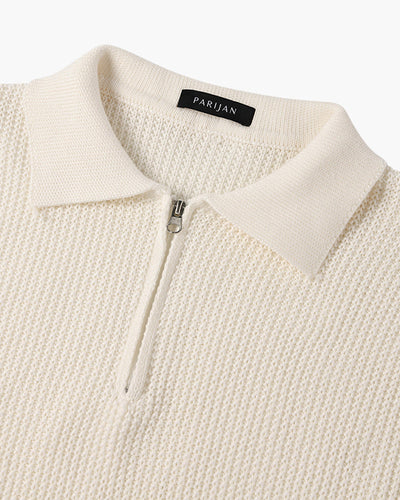 Katoenen Half-Zip Heren Trui - Comfortabel en Stijlvol Voor Elke Gelegenheid