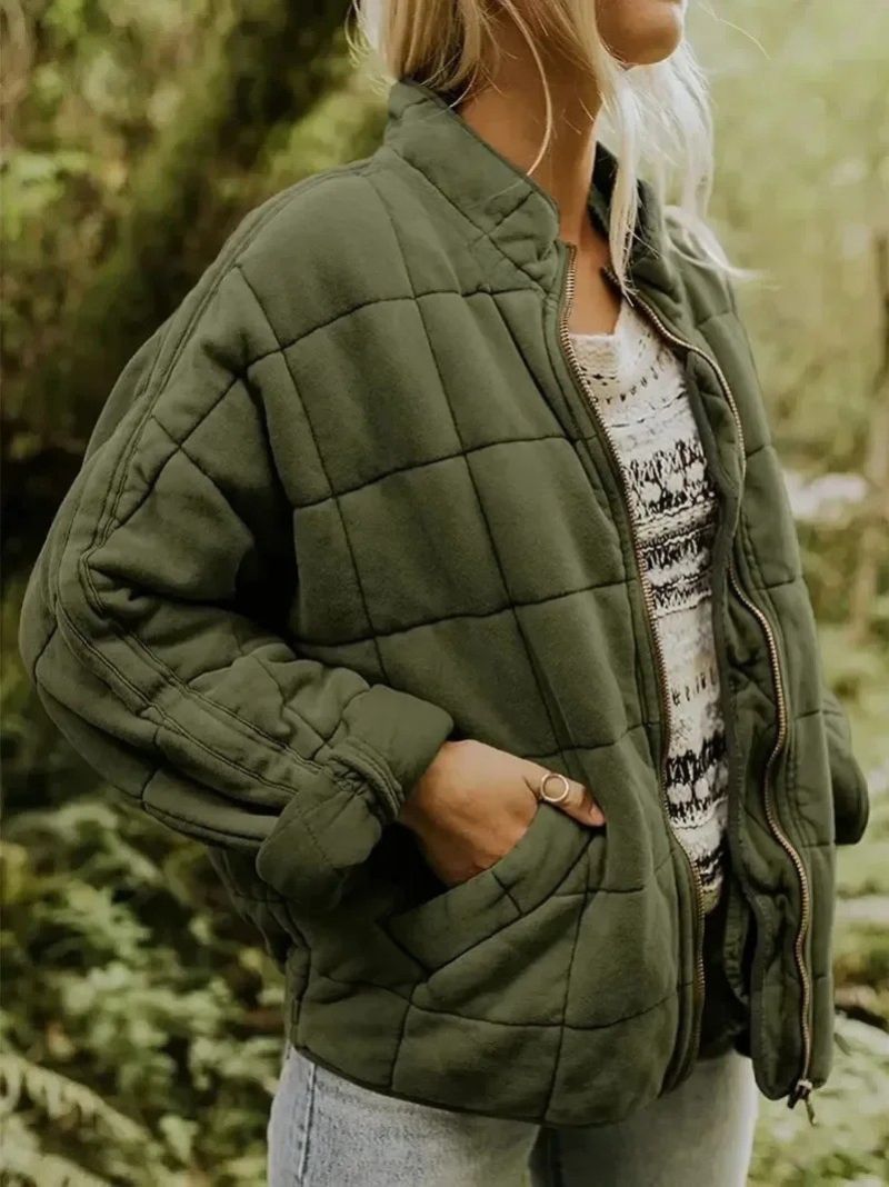 Lange Dames Jas - Comfortabele Oversized Winterstijl met Functionele Zakken