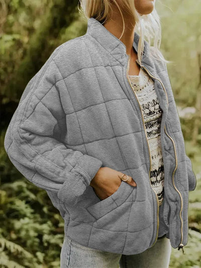 Lange Dames Jas - Comfortabele Oversized Winterstijl met Functionele Zakken