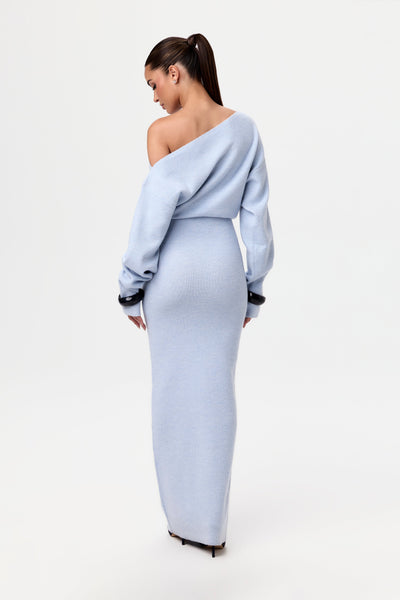 Off Schoudertrui Jurk - Flatterend Silhouet en Comfortabele Pasvorm