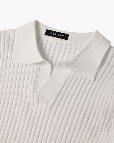 Polo Shirt Heren - Stijlvolle V-hals, Comfortabele Katoenmix