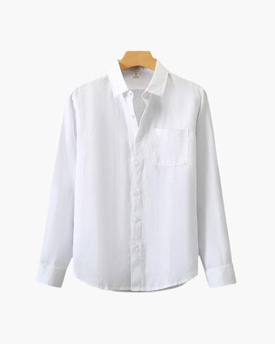 Portofino Heren Shirt - Lichtgewicht Linnen, Comfortabel en Stijlvol
