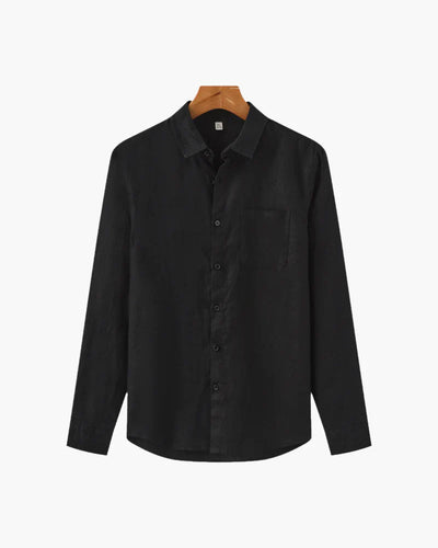 Portofino Heren Shirt - Lichtgewicht Linnen, Comfortabel en Stijlvol