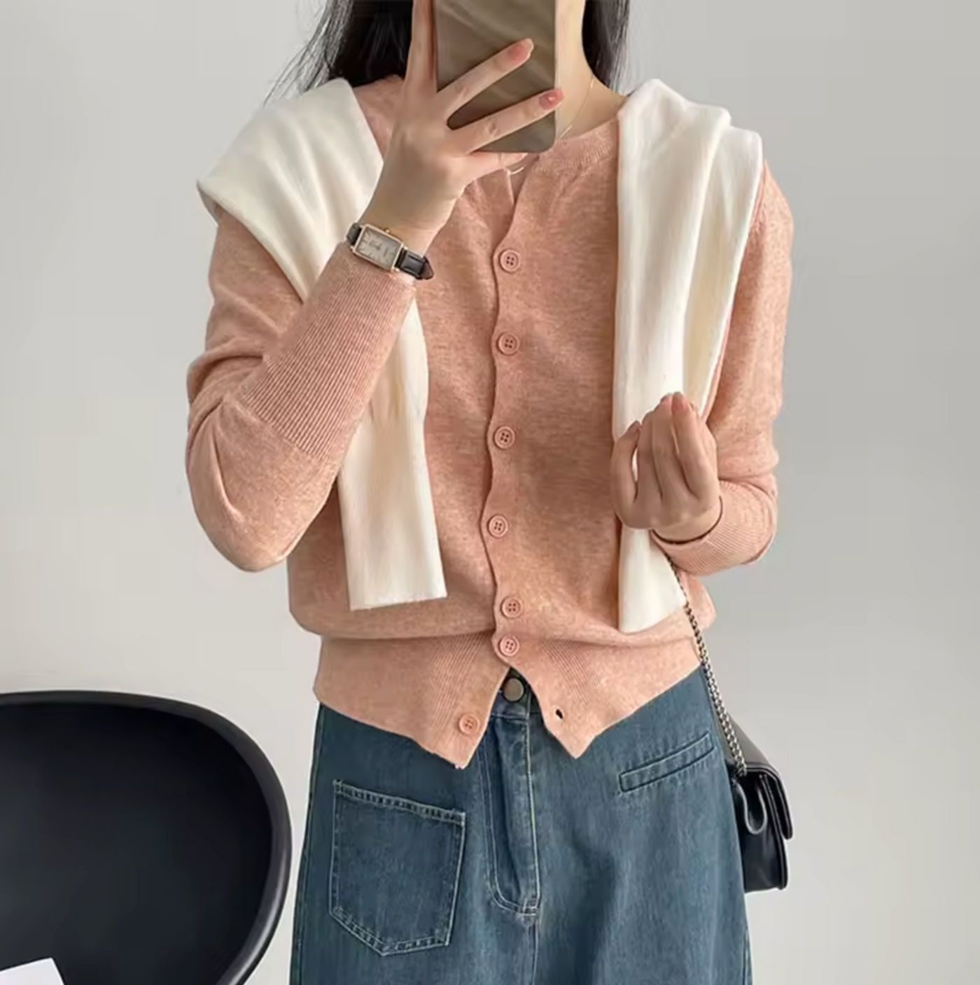 Damen Cardigan Strick