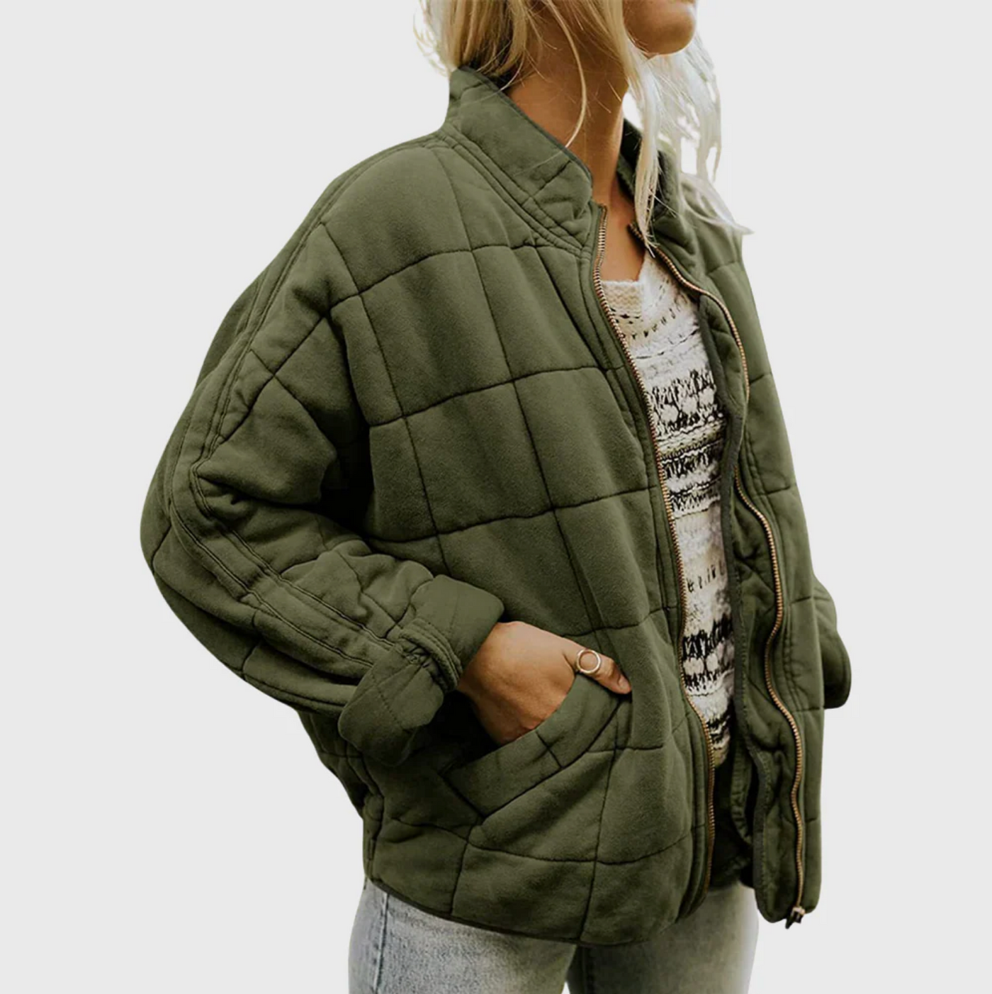 Klassish™  | Gewatteerde jas met elegante oversized look