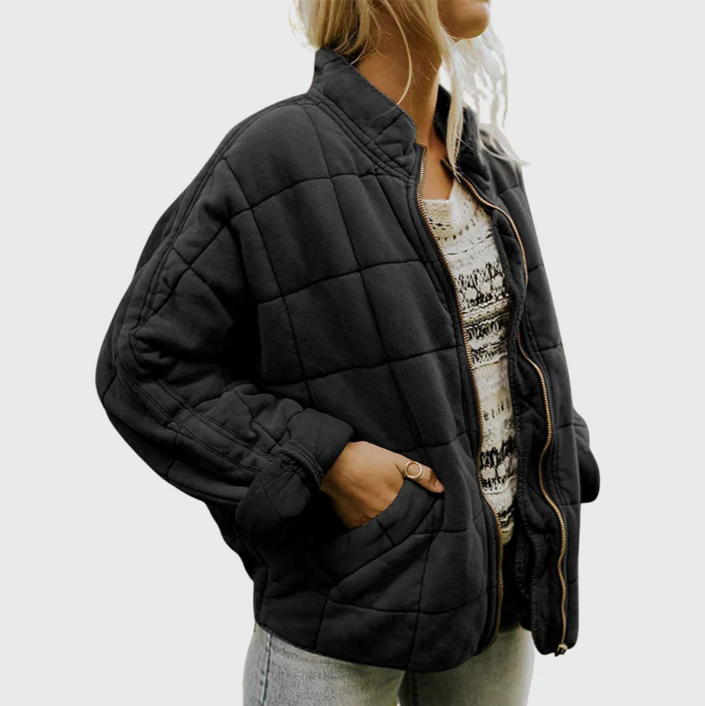 Klassish™  | Gewatteerde jas met elegante oversized look