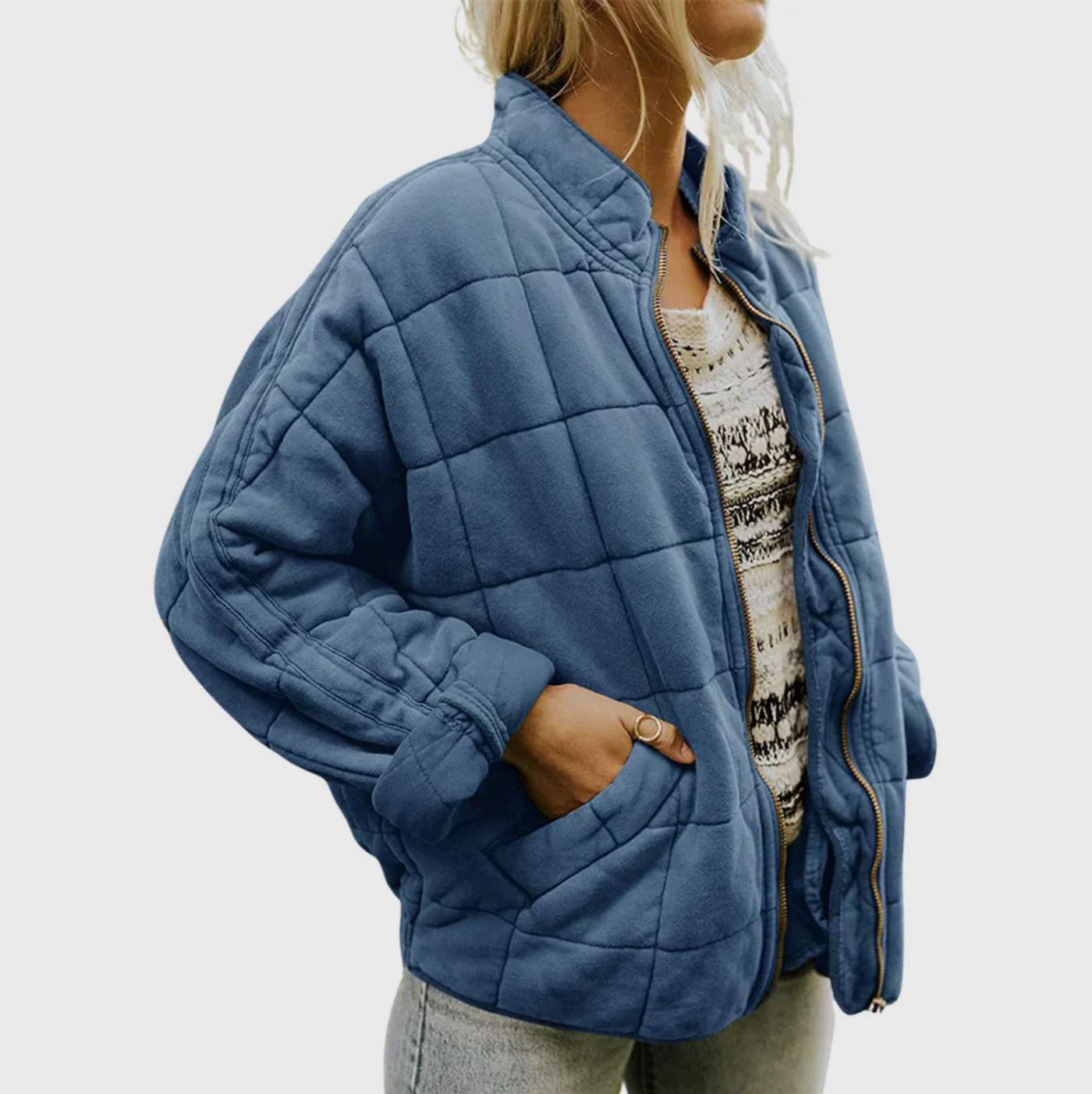 Klassish™  | Gewatteerde jas met elegante oversized look