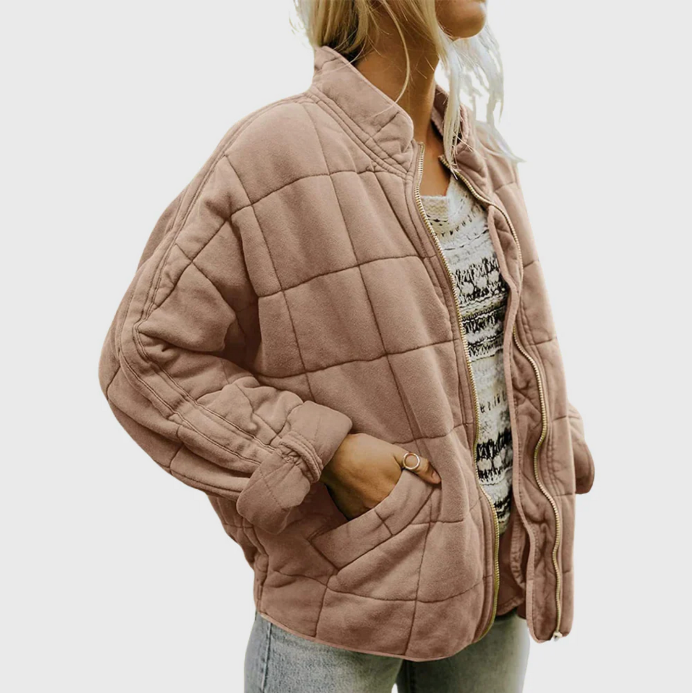 Klassish™  | Gewatteerde jas met elegante oversized look