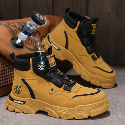 Heren Outdoor Werkschoenen – Stevig, Comfortabel & Inclusief Gratis Orthopedische Inlegzool