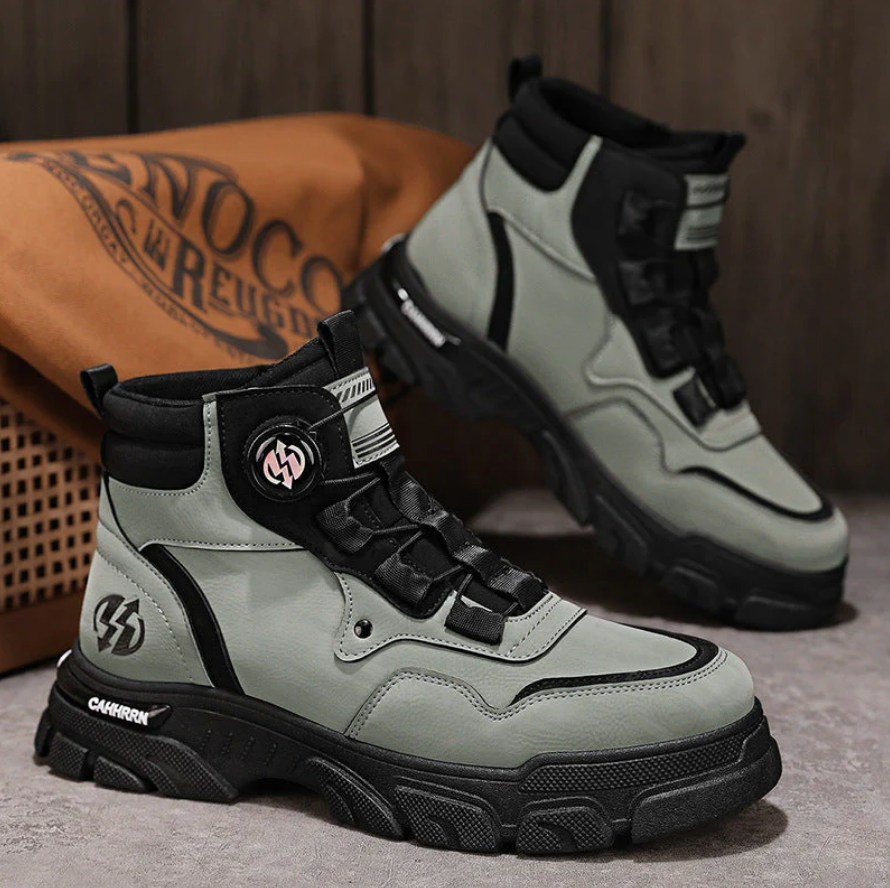 Heren Outdoor Werkschoenen – Stevig, Comfortabel & Inclusief Gratis Orthopedische Inlegzool