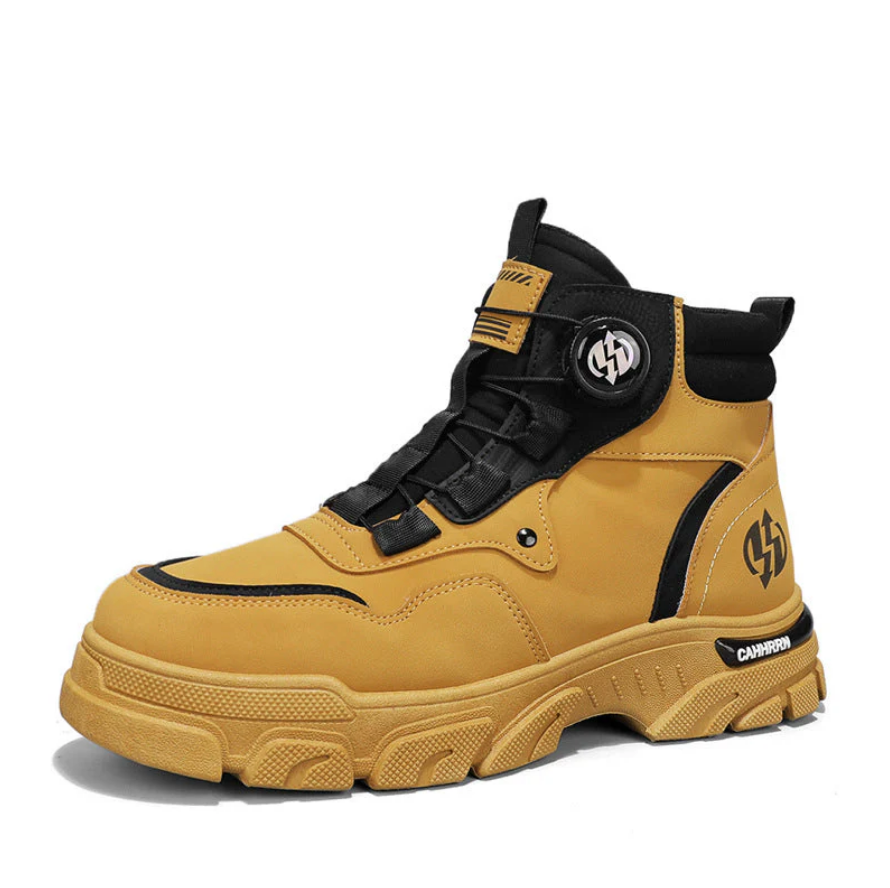 Heren Outdoor Werkschoenen – Stevig, Comfortabel & Inclusief Gratis Orthopedische Inlegzool
