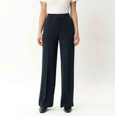 Crêpe relaxte broek
