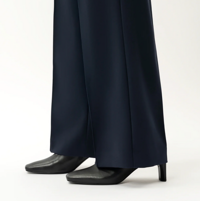 Crêpe relaxte broek