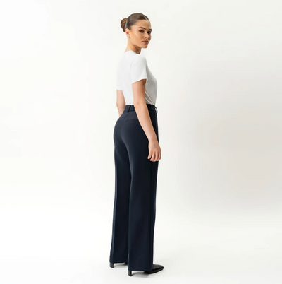 Crêpe relaxte broek