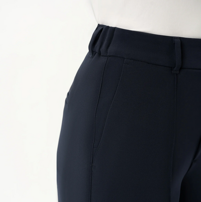 Crêpe relaxte broek