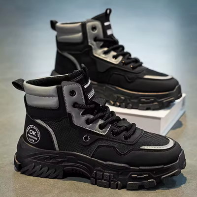 Heren Outdoor Werkschoenen – Stevig, Trendy & Comfortabel voor Elke Dag