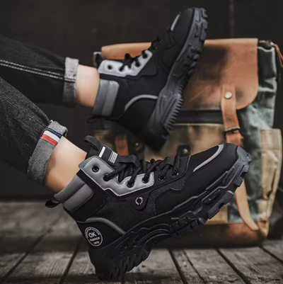 Heren Outdoor Werkschoenen – Stevig, Trendy & Comfortabel voor Elke Dag