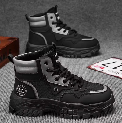 Heren Outdoor Werkschoenen – Stevig, Trendy & Comfortabel voor Elke Dag
