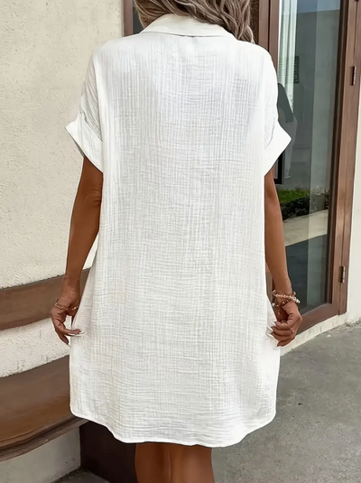Klassish™  | Maya Gauze Shirt Dress