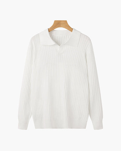 Suwon Polo Heren - Stijlvol V-Hals Poloshirt voor Comfort en Elegantie