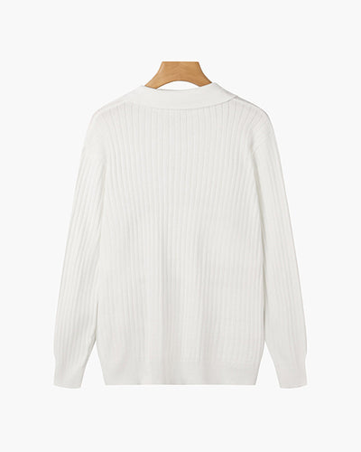 Suwon Polo Heren - Stijlvol V-Hals Poloshirt voor Comfort en Elegantie