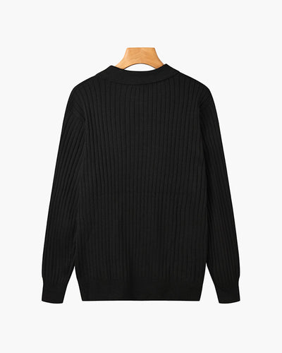 Suwon Polo Heren - Stijlvol V-Hals Poloshirt voor Comfort en Elegantie
