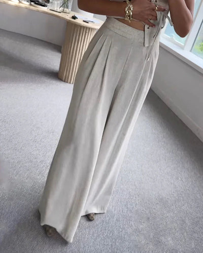Klassish™ | Tweedelige set All-Match String Top & Broek