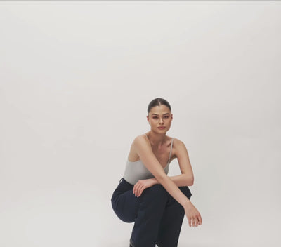 Crêpe relaxte broek